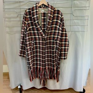 Cabi Regency fringe coat